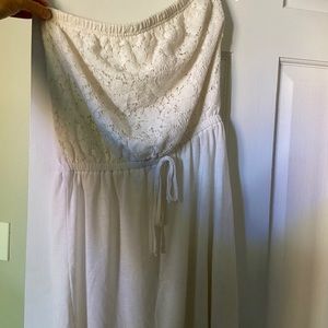 White Lace swimsuit cover up